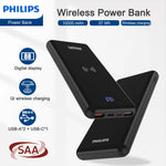 Load image into Gallery viewer, Philips Wireless 10,000mAh Power Bank (DLP9520C)