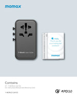 Load image into Gallery viewer, Momax 1-World (100W) GaN PD (4-Port) USB Type-C Charger / AC Plug / Travel Adapter