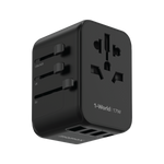 Load image into Gallery viewer, Momax 1-World 17W 3-port AC Travel Adapter
