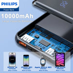 Load image into Gallery viewer, Philips Wireless 10,000mAh Power Bank (DLP9520C)