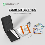 Load image into Gallery viewer, AMAZINGTHING GLAMOUR LINK TRAVEL MAG FOLD PRO MAGNETIC WALLET WITH CARD HOLDER