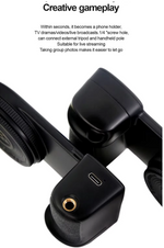 Load image into Gallery viewer, Bluetooth Magnetic Magsafe Camera Grip with Magnetic LED Ring Light Starter Kit