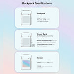 Load image into Gallery viewer, Pixoo Backpack-M Innovative Smart LED Backpack