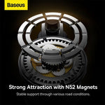 Load image into Gallery viewer, Baseus T-Space Series Folding Metal Car Mount Magnetic Phone Holder-Frost Silver