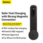 Load image into Gallery viewer, Baseus C02 Pro Series Magnetic Wireless Charging Car Mount-Cluster Black