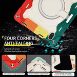 Load image into Gallery viewer, Apple iPad ReDefine Armor Shockproof Handle Ring Rotation Case Cover