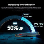 Load image into Gallery viewer, Samsung 2TB 990 PRO PCIe 4.0 NVMe M.2 SSD (MZ-V9P2T0BW)