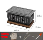 Load image into Gallery viewer, 6IN1 TABLE TOP CERAMIC BARBECUE/HIBACHI GRILL JAPANESE-KOREAN STYLE