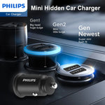 Load image into Gallery viewer, Philips Dual USB-A Port Car Charger (DLP2510)