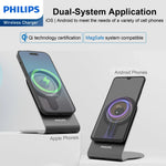 Load image into Gallery viewer, Philips 15W Wireless Charger,Explorer's Edition Magnetic Wireless Fast Charging Charger DLK3535Q