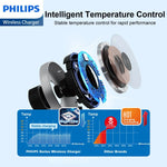 Load image into Gallery viewer, Philips 15W Wireless Charger,Explorer's Edition Magnetic Wireless Fast Charging Charger DLK3535Q