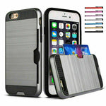 Load image into Gallery viewer, iPhone Tough Shockproof Card Holder Back Case Cover