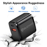 Load image into Gallery viewer, Buckko 30W Type C USB A Charging Fast Charging SAA Approval