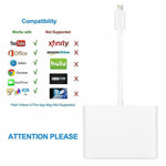 Load image into Gallery viewer, Lightning 5 in 1 OTG 1080P HDMI Cable USB SD TF Card Reader Digital AV TV Adapter