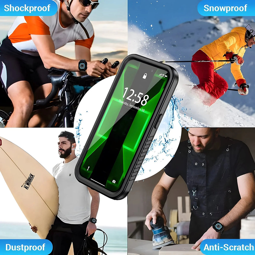 Philips IP68 iPhone Lifeproof Waterproof Dustproof Dropproof case with Magsafe