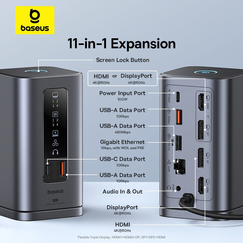 Baseus Spacemate Series 11-in-1 (MAC) Docking Station