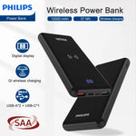 Load image into Gallery viewer, Philips Wireless 10,000mAh Power Bank (DLP9520C)
