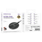 Load image into Gallery viewer, BOROFONE BQ36 Juniper Desktop Ultra-Thin Wireless Fast Charger - Black

