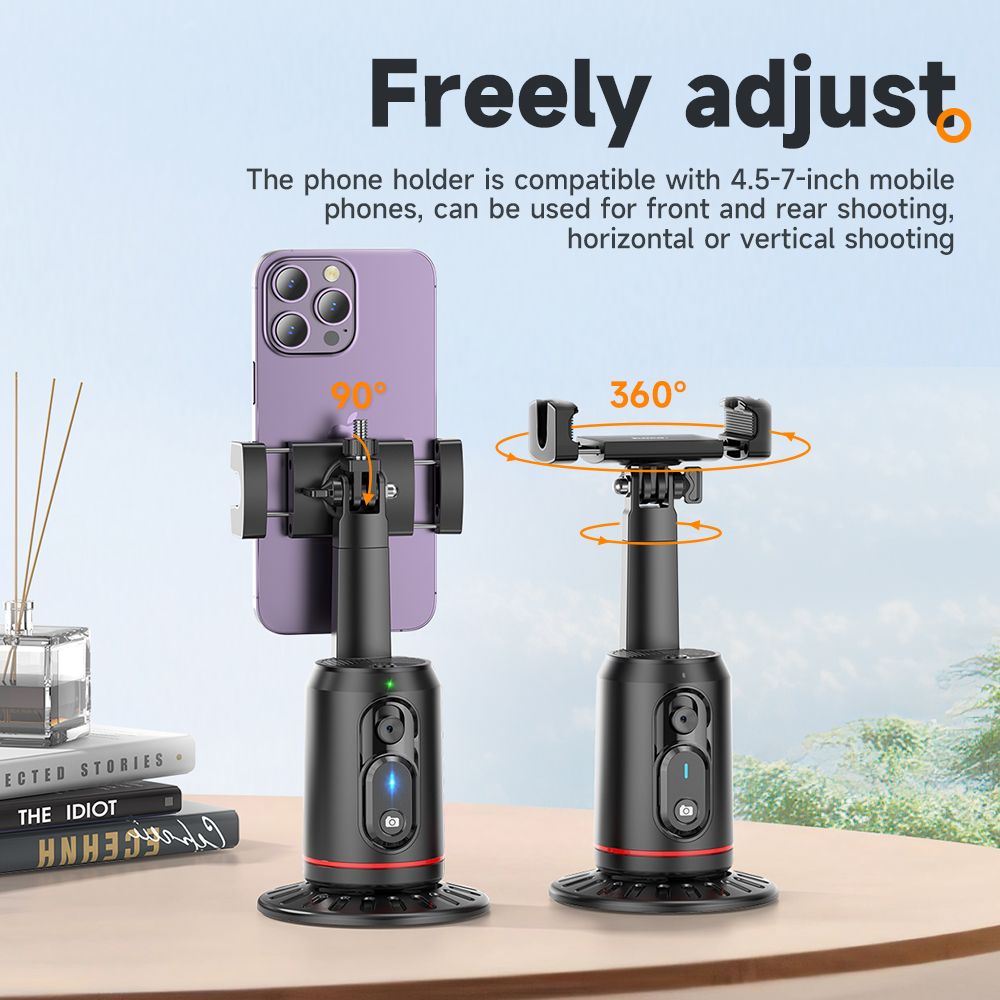 HOCO K23 Aluminum Alloy Wireless Tripod / Selfie Stick Auto Face Tracking