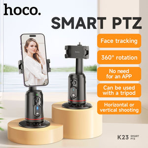 HOCO K23 Aluminum Alloy Wireless Tripod / Selfie Stick Auto Face Tracking