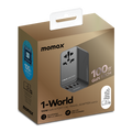 Momax 1-World (100W) GaN PD (4-Port) USB Type-C Charger / AC Plug / Travel Adapter