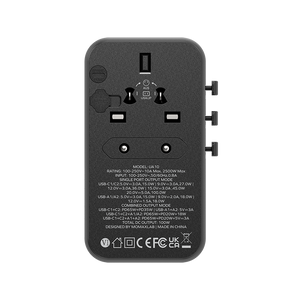 Momax 1-World (100W) GaN PD (4-Port) USB Type-C Charger / AC Plug / Travel Adapter