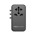 Load image into Gallery viewer, Momax 1-World (100W) GaN PD (4-Port) USB Type-C Charger / AC Plug / Travel Adapter

