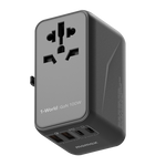 Load image into Gallery viewer, Momax 1-World (100W) GaN PD (4-Port) USB Type-C Charger / AC Plug / Travel Adapter

