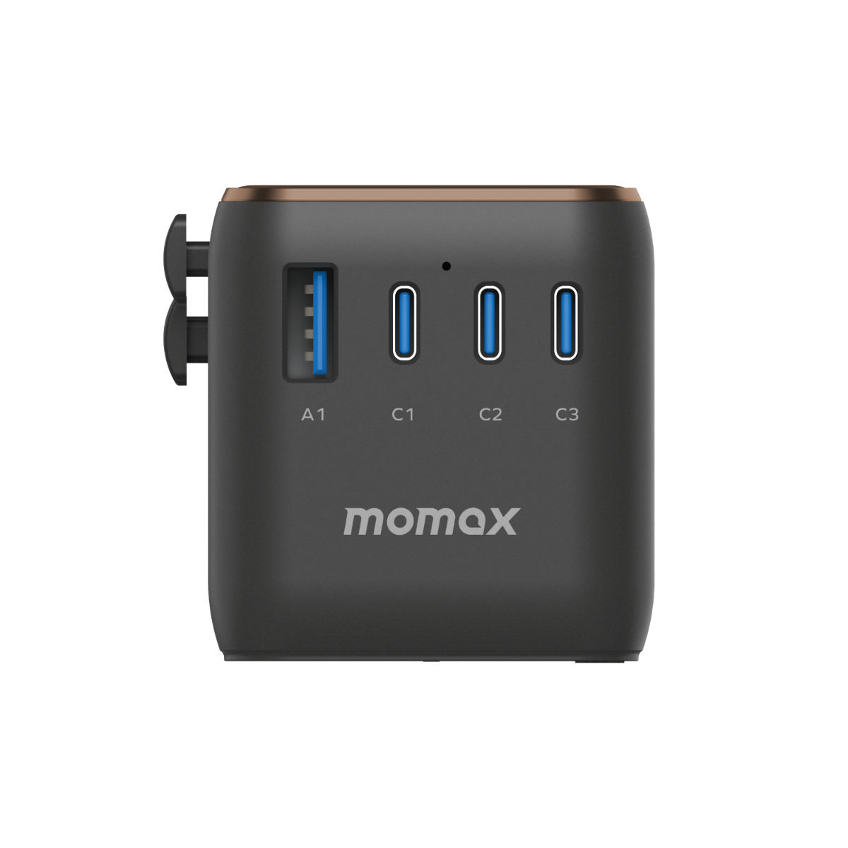 Momax 1-World (170W) GaN PD (4-Port) USB Type-C Charger / AC Plug / Travel Adapter