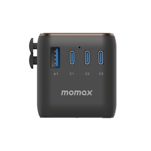 Momax 1-World (170W) GaN PD (4-Port) USB Type-C Charger / AC Plug / Travel Adapter