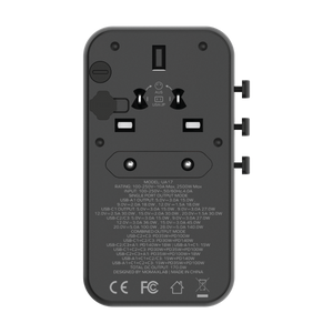 Momax 1-World (170W) GaN PD (4-Port) USB Type-C Charger / AC Plug / Travel Adapter