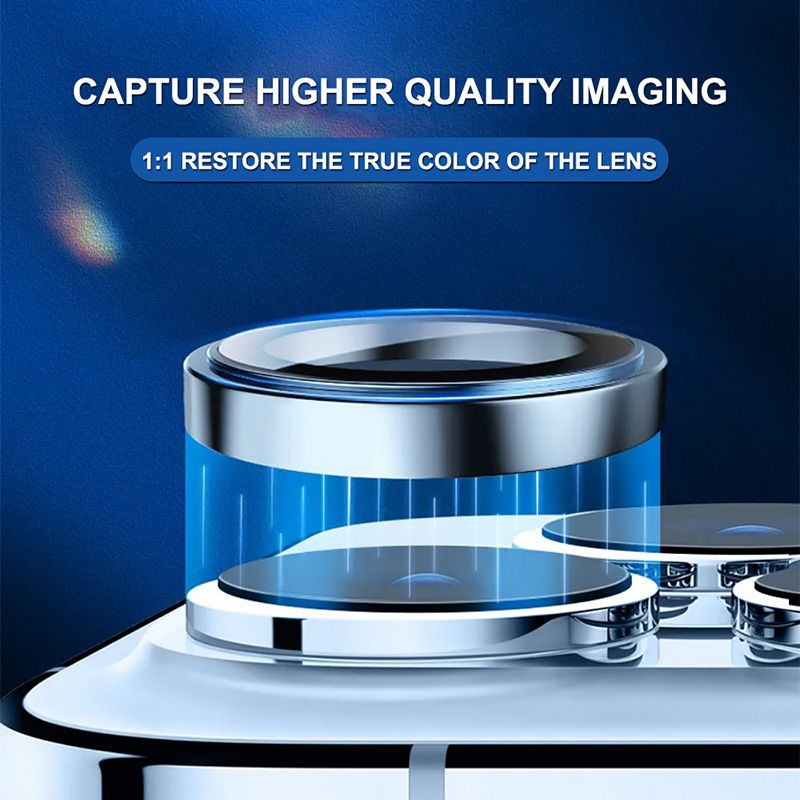 iPhone 17 Air LITO C2 AR+AF Coating Aluminum Alloy Camera Corning Glass With Easy Installation tool - Black