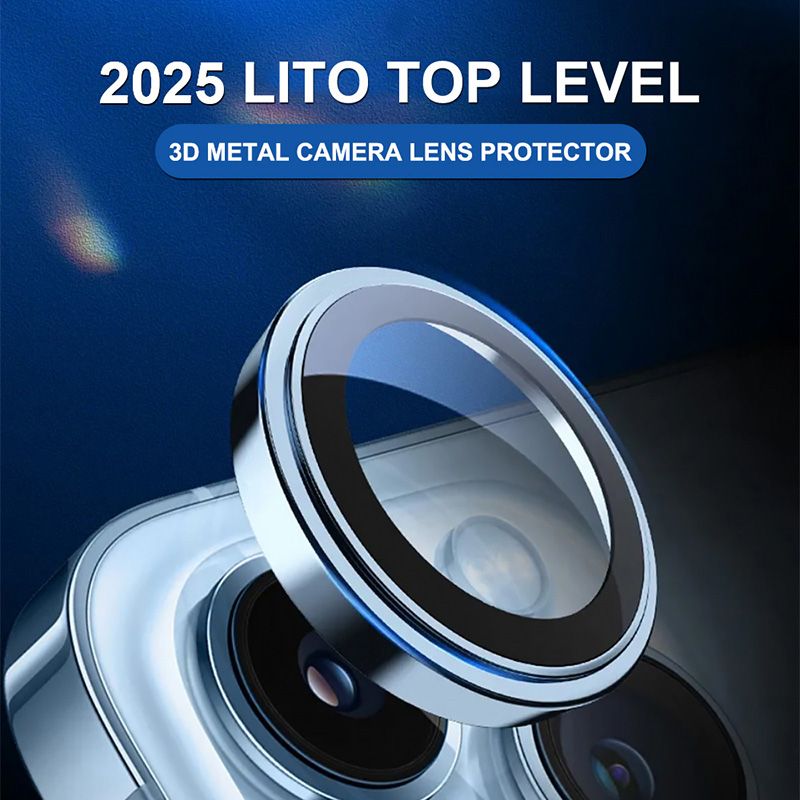 iPhone 17 Air LITO C2 AR+AF Coating Aluminum Alloy Camera Corning Glass With Easy Installation tool - Black