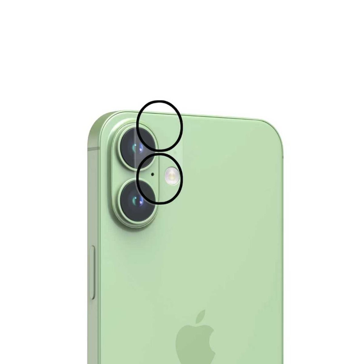iPhone 17 LITO C1 Camera Anti-Glare Tempered Glass - Black