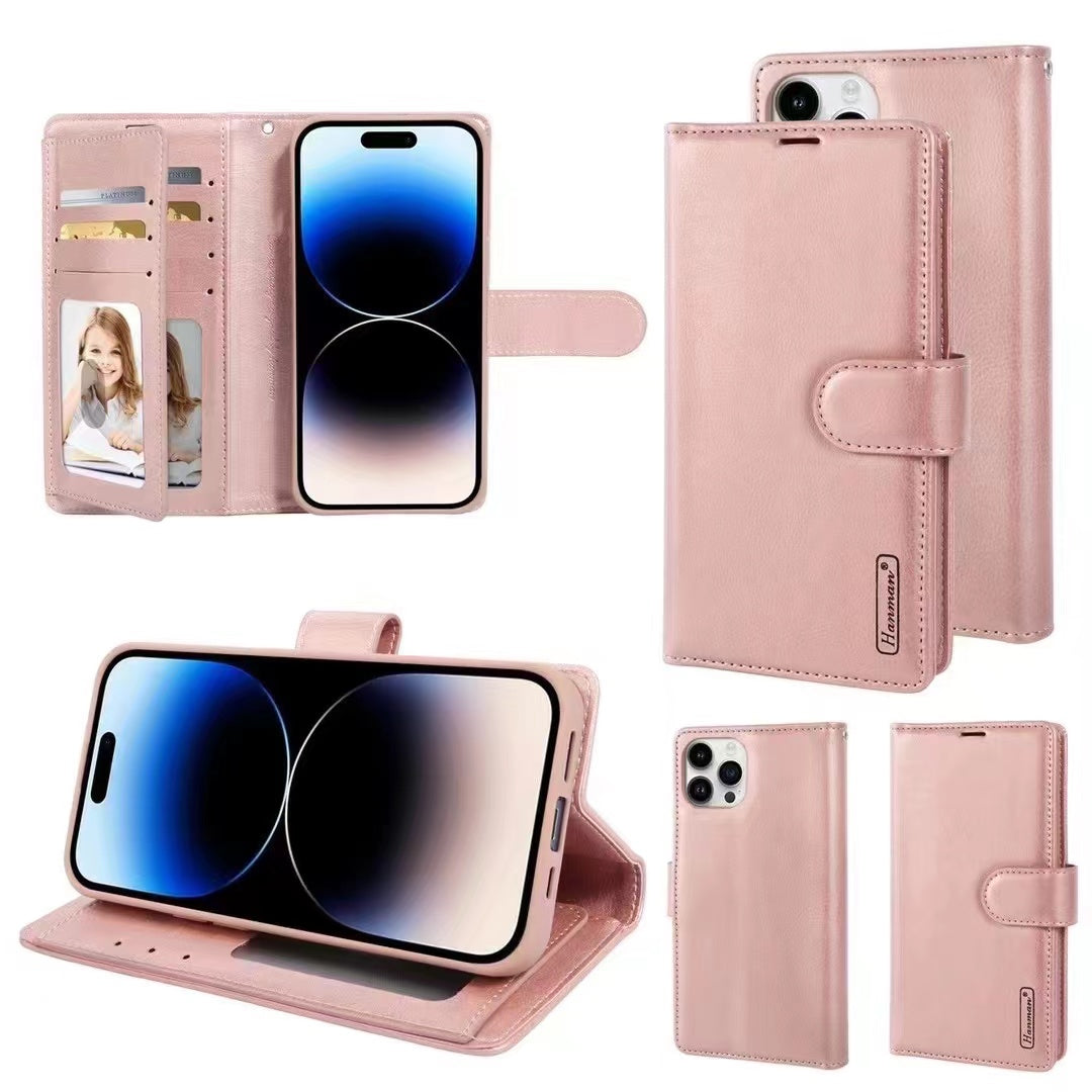 iPhone Hanman Leather Double with 7 Card Slot Holder