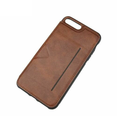 iPhone 17 Pro Shockproof Luxury Leather Multi Card Slot Holder Hanman Back Case