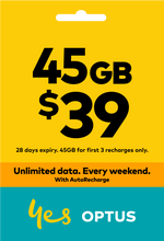 Load image into Gallery viewer, Optus Vodafone Telechoice Lebara Lyca Amaysim Prepaid Sim
