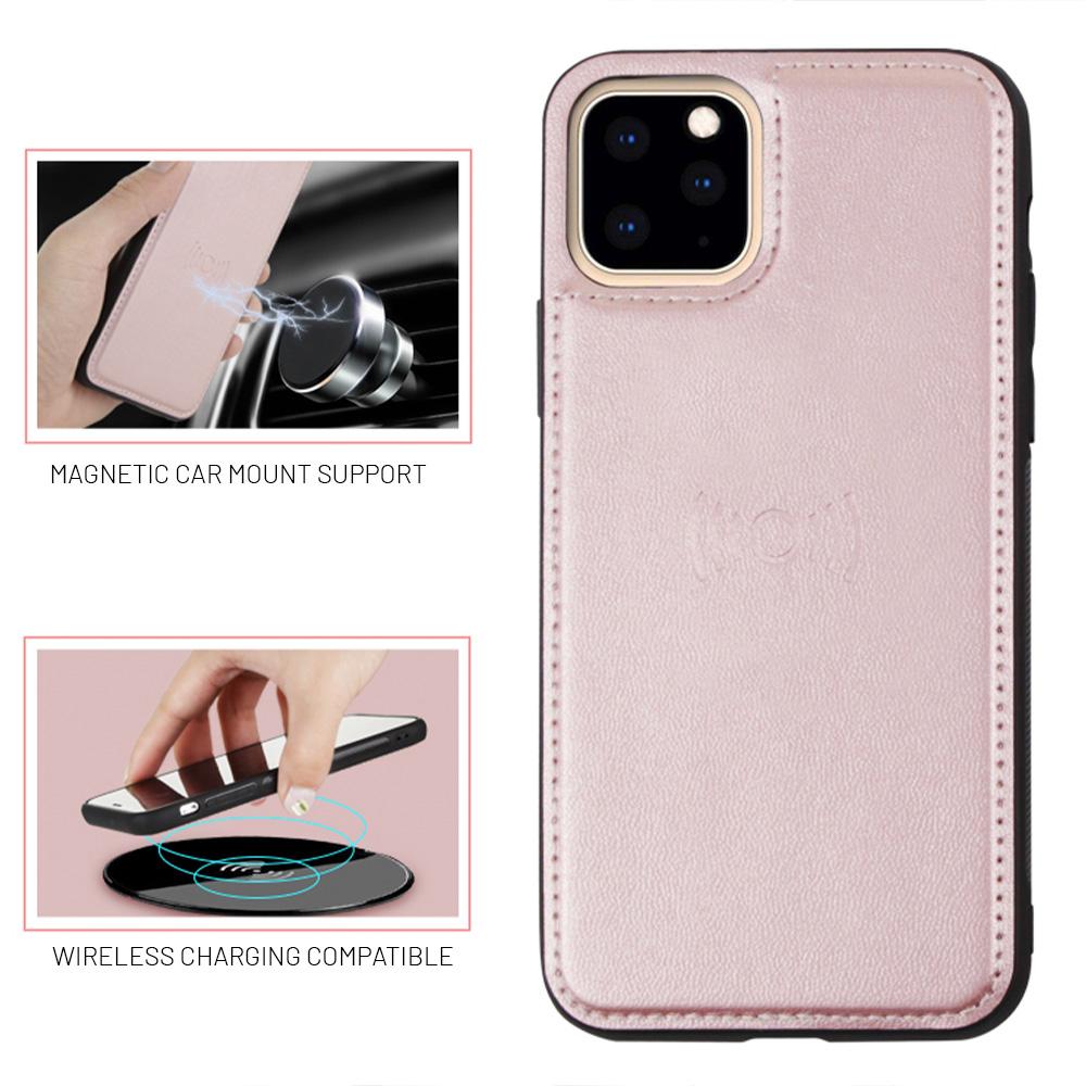 iPhone 17 Hanman Detachable Leather Magnetic Wallet Case Cover
