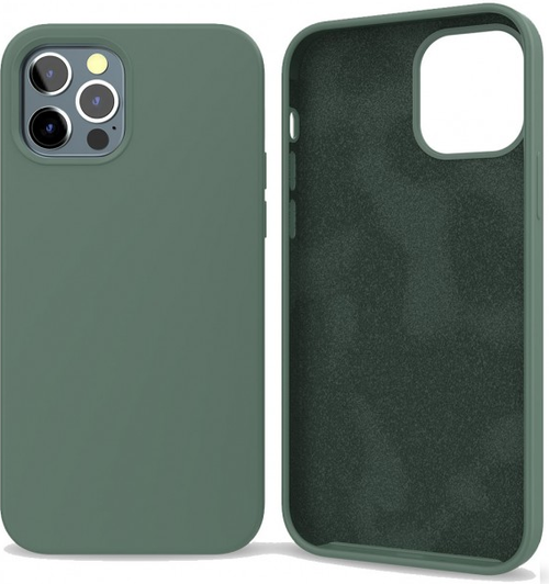 BLACKTECH Soft Feeling With Soft Micro Fiber Liquid Silicone Shockproof Phone Case for Apple iPhone