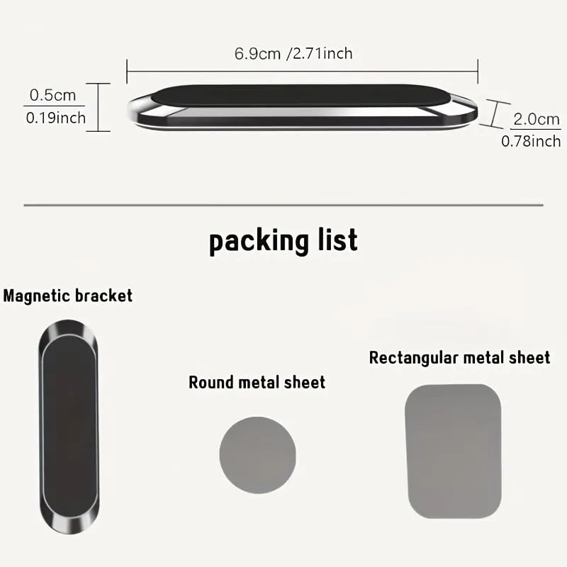 F6 Ultra-Strong Magnetic Phone Holder for Cars – Universal Fit