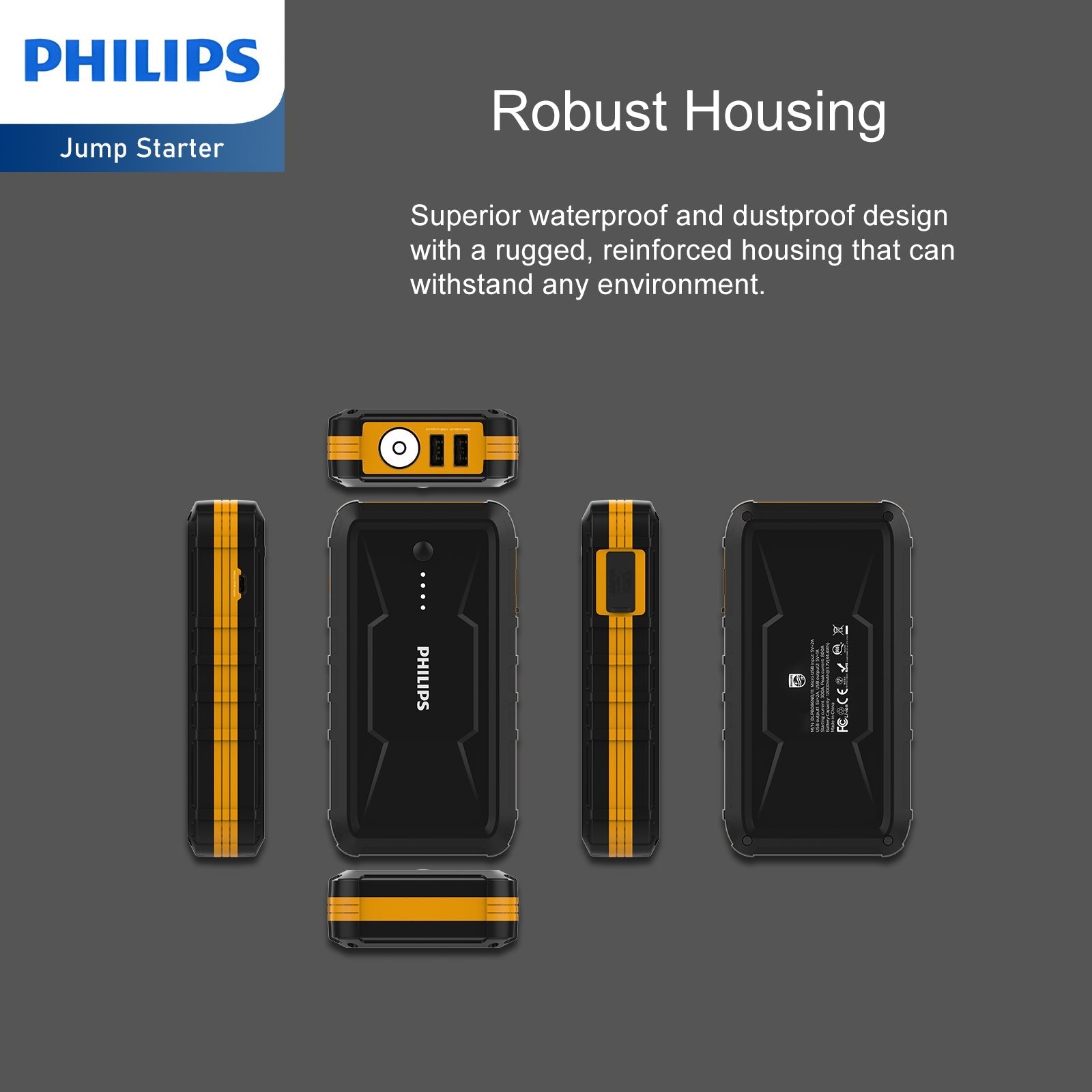 Philips Portable Car Battery Jump Starter