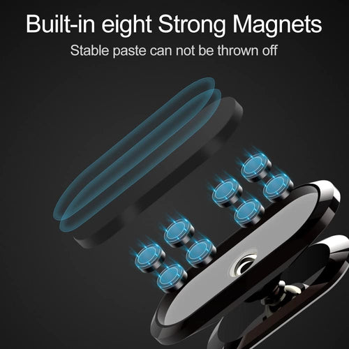 360 Rotate Ultra-Strong Magnetic Phone Holder for Cars – Universal Fit