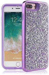 Samsung Galaxy S Dual Layer TPU PC Hybrid Rhinestones Glitter Bling Diamond Phone Case