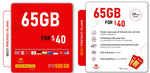 Load image into Gallery viewer, Vodafone Telsim Lebara Lyca Amaysim Telechoice Prepaid Sim
