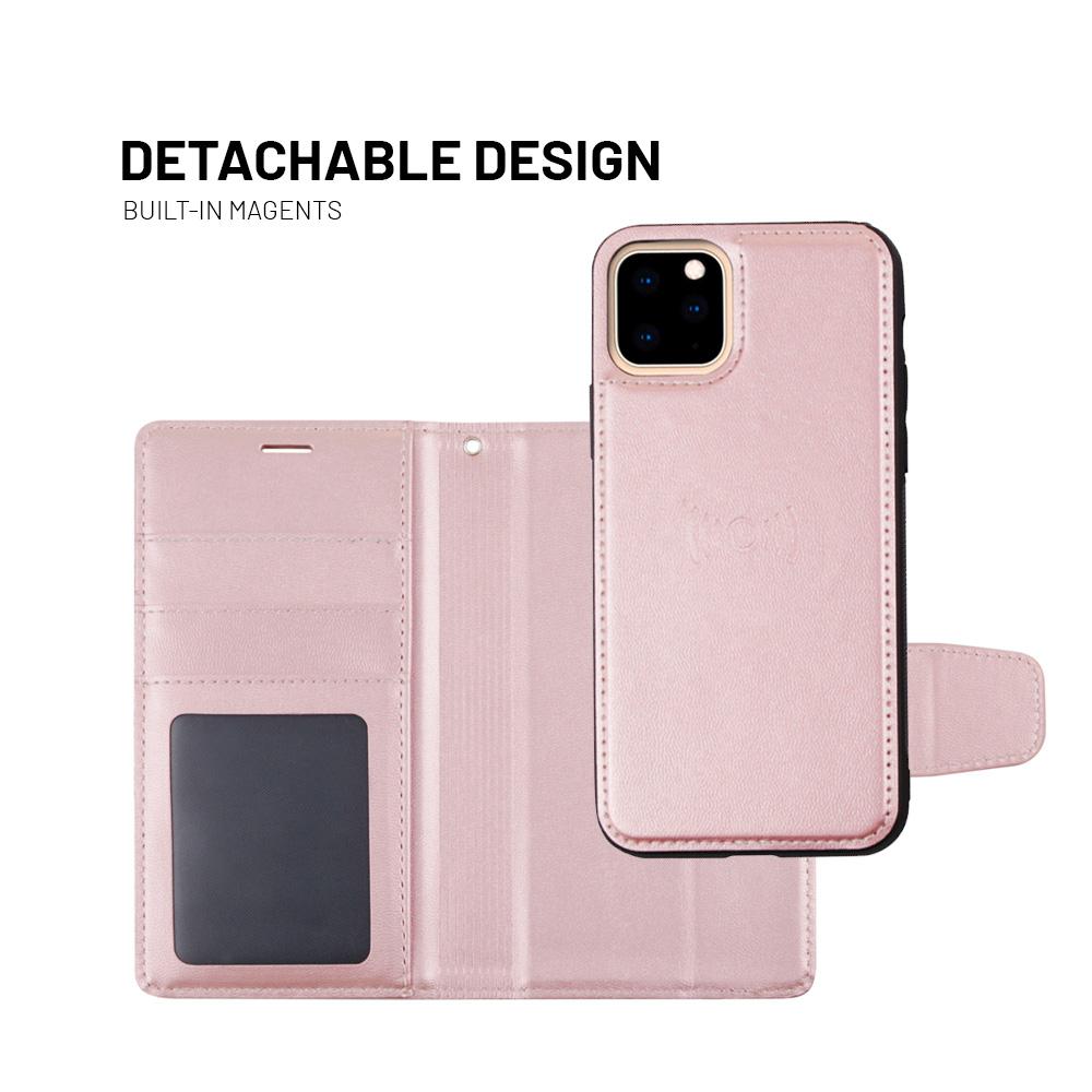 iPhone 17 Hanman Detachable Leather Magnetic Wallet Case Cover