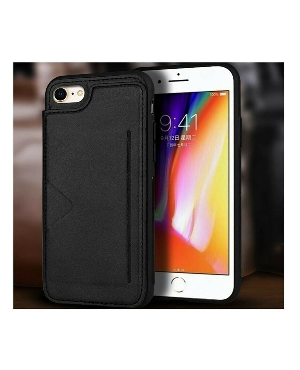 iPhone 17 Shockproof Luxury Leather Multi Card Slot Holder Hanman Back Case