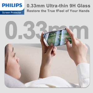 Philips 9H Tempered HD Clear Glass Screen Protector Film For iPhone【Anti-Oil】【Anti-Shatter】【Anti-Fingerprint】【Full Coverage】【Hardness 9H】DLK1209