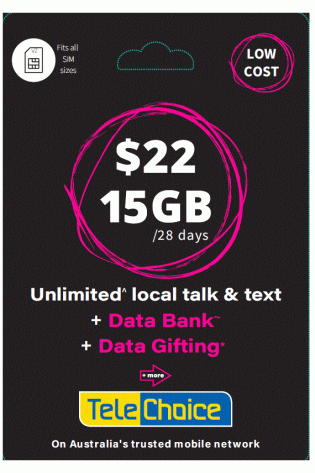 Optus Vodafone Telechoice Lebara Lyca Amaysim Prepaid Sim