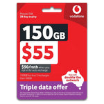 Load image into Gallery viewer, Optus Vodafone Telechoice Lebara Lyca Amaysim Prepaid Sim

