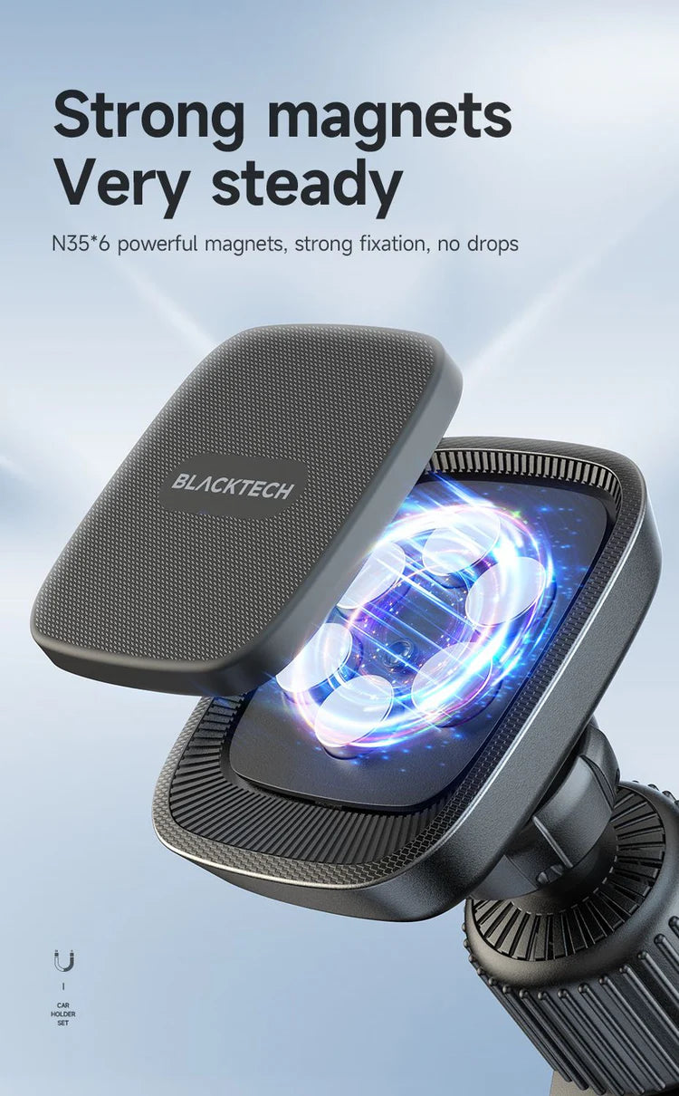 BLACKTECH BL-CH01 Super Magnetic 3 in 1 Car Phone Magnetic Holder Dashboard Windscreen Air Vent Mount
